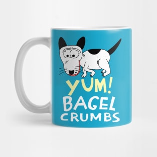 Silly Dog Says YUM! Bagel Crumbs Mug
